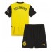 Borussia Dortmund Fußballbekleidung Heimtrikot Kinder 2024-25 Kurzarm (+ kurze hosen)